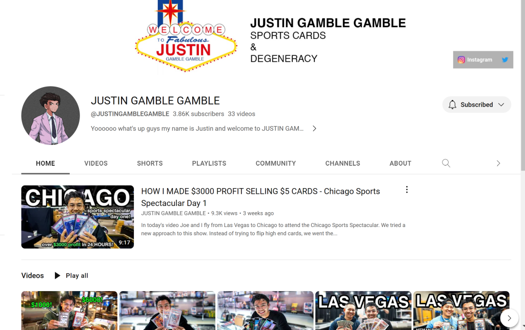 Justin-Gamble-Gamble-Sports-Card-Influencer-YouTube-Channel