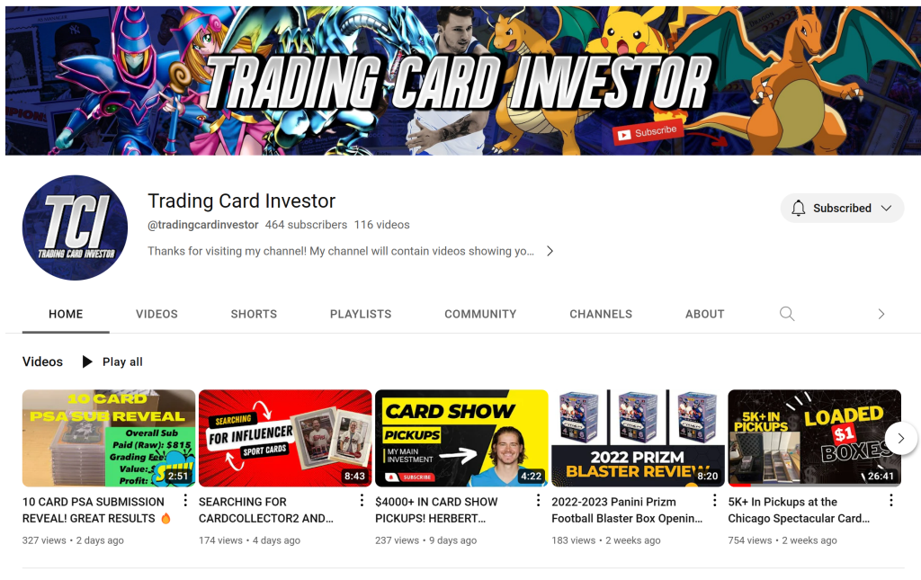 Trading-Card-Investor-YouTube-Channel