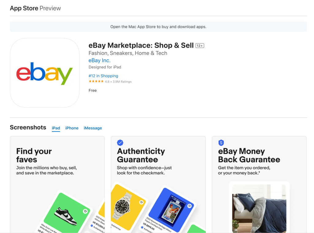 eBay-Marketplace-App